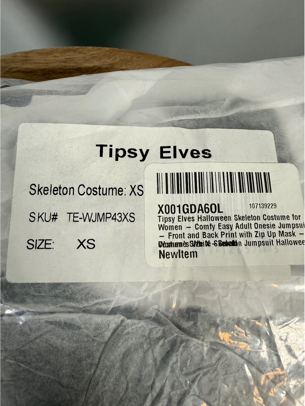 NWT Tipsy Elves Women's Skeleton Costume Size XS - Picture 6 of 10